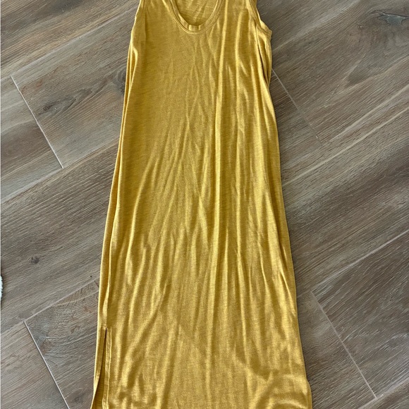 Madewell Yellow Midi Dress XXS - Picture 3 of 3